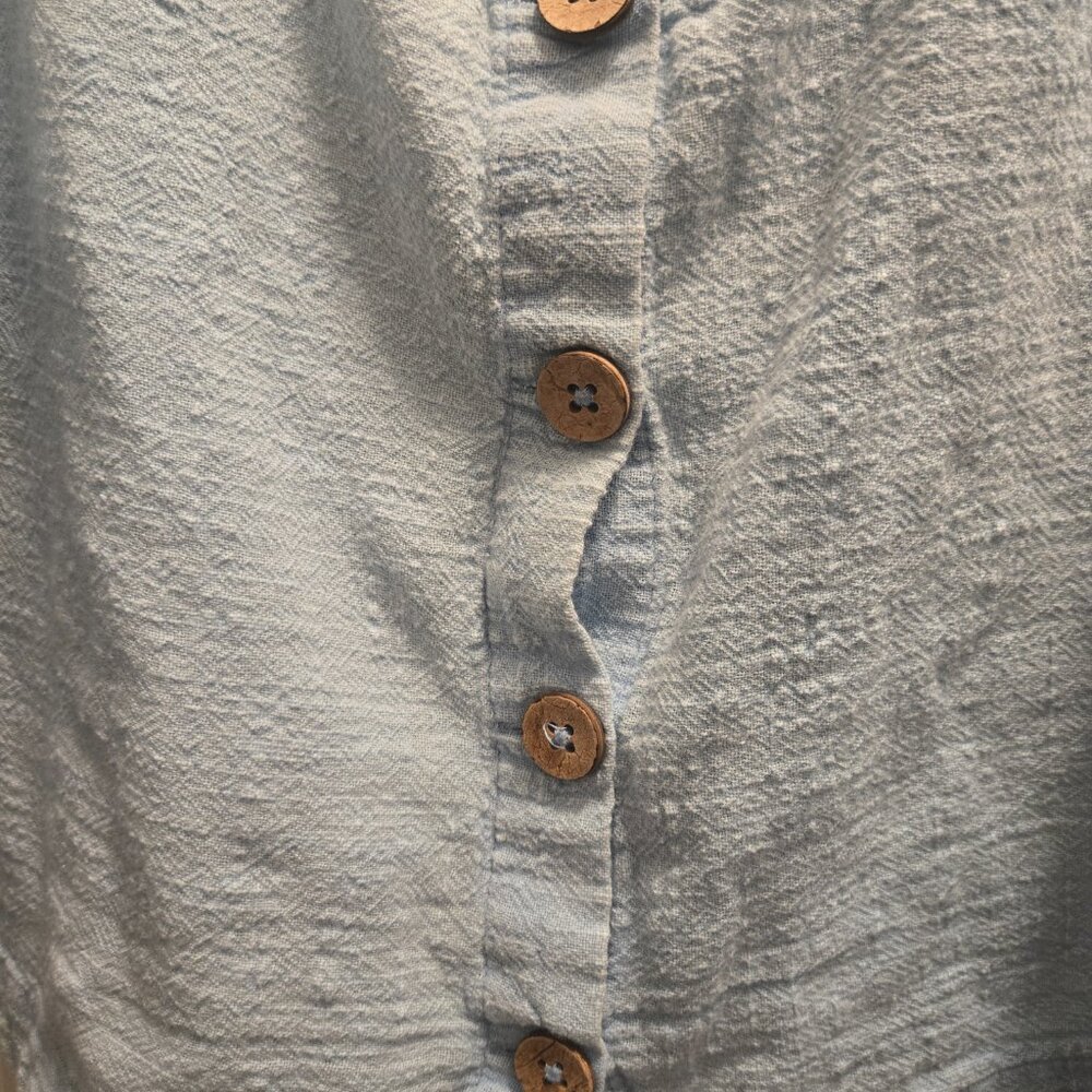 Rip Curl Summer Boho Style Top In Light Blue - image 2